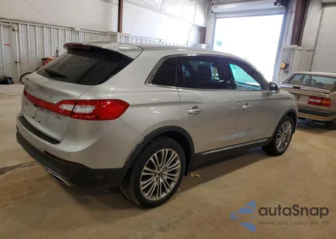2017 Lincoln Mkx Reserve z USA, uszkodzony, nr VIN 2LMPJ8LR5HBL52523